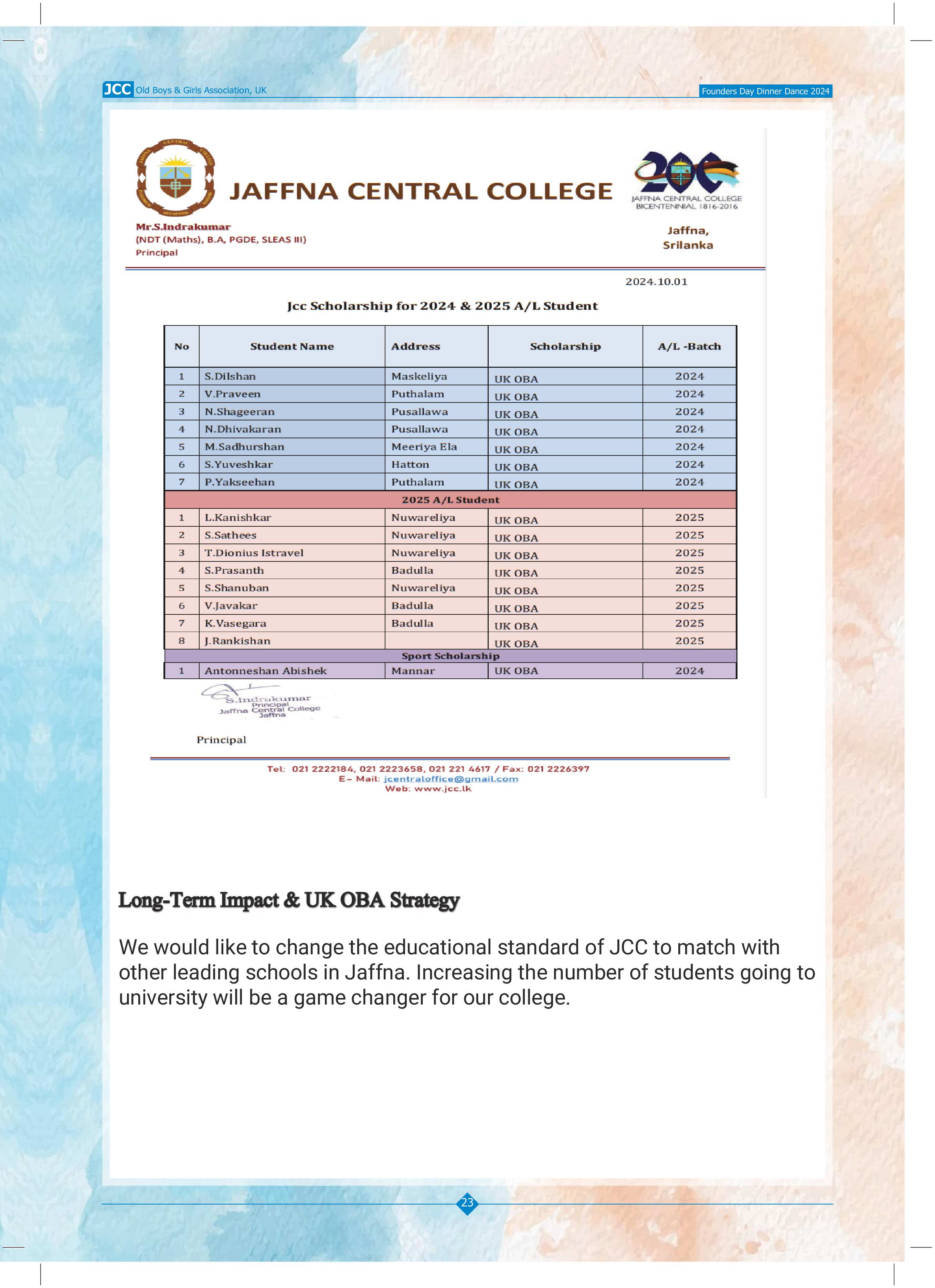 JCC OBA UK Newsletter - 2024 Page 16